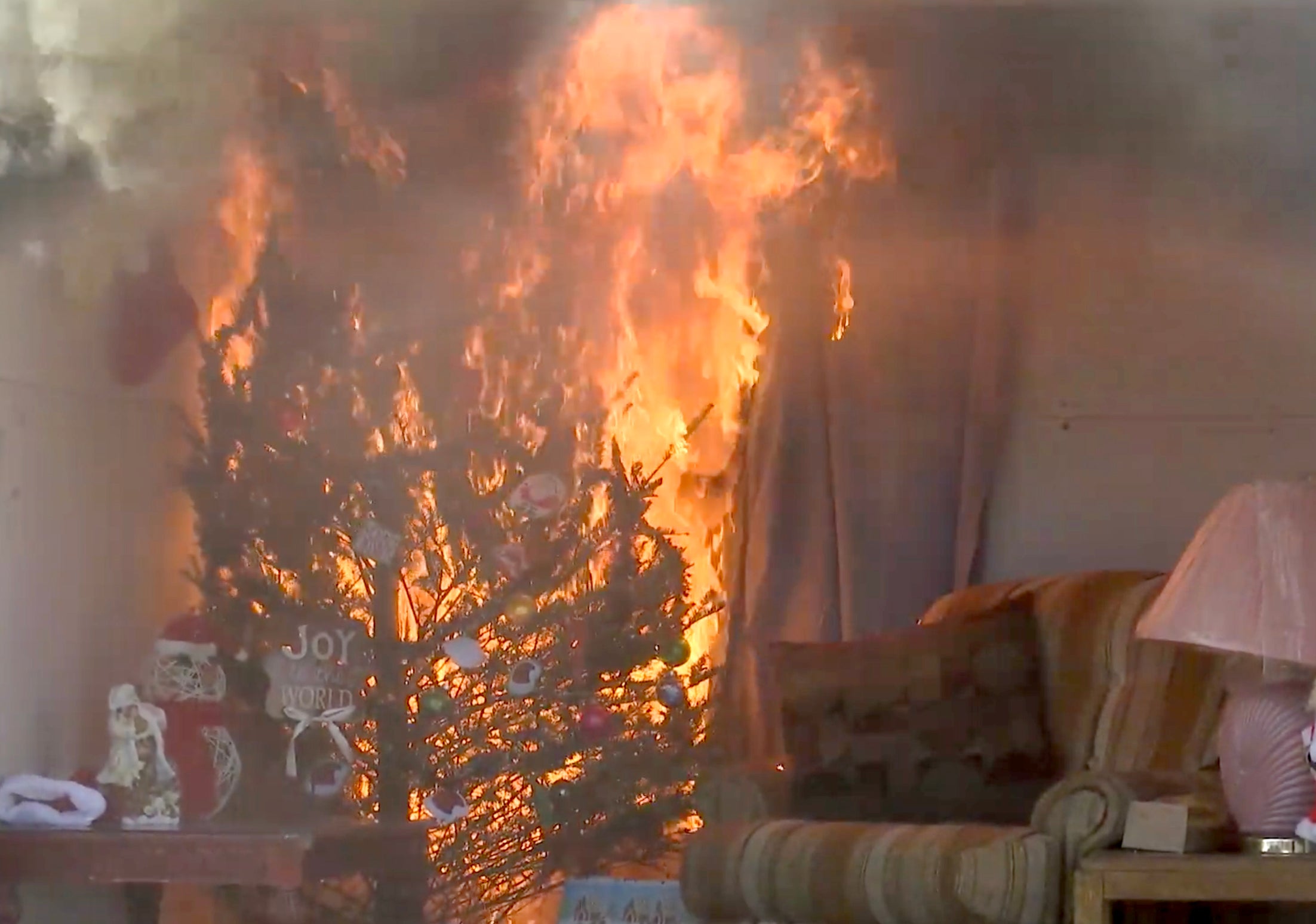 Christmas Tree Fires 