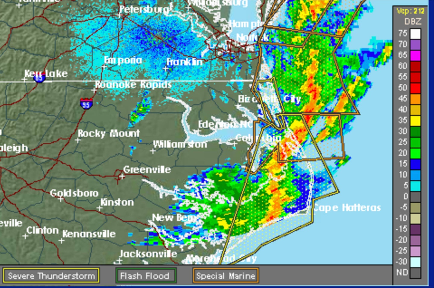 Severe thunderstorm warning through 6 a.m. - The Coastland Times | The