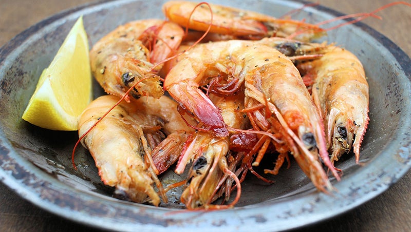 grilled shrimp