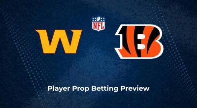 Commanders vs. Bengals Player Props & Odds – Week 3