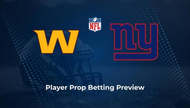 Commanders vs. Giants Player Props & Odds – Week 2