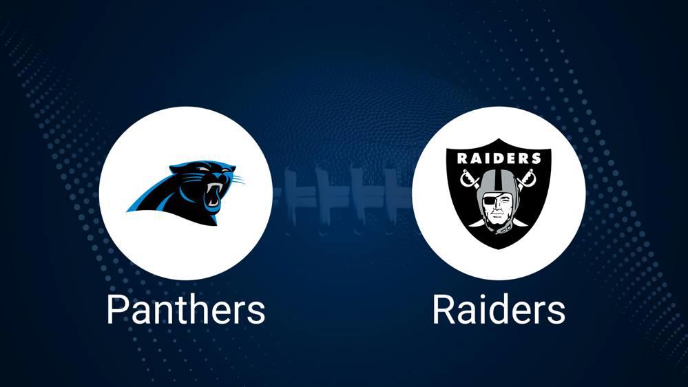 Where to Watch Panthers vs. Raiders on TV or Streaming Live - Sept. 22