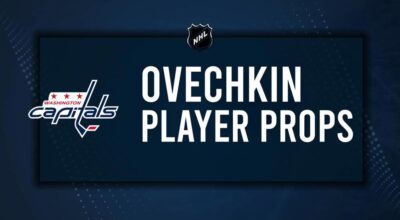 Alexander Ovechkin Player Prop Bets for the Capitals vs. Canadiens Game - October 31