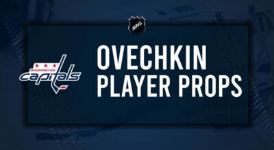 Alexander Ovechkin Player Prop Bets for the Capitals vs. Devils Game - October 12