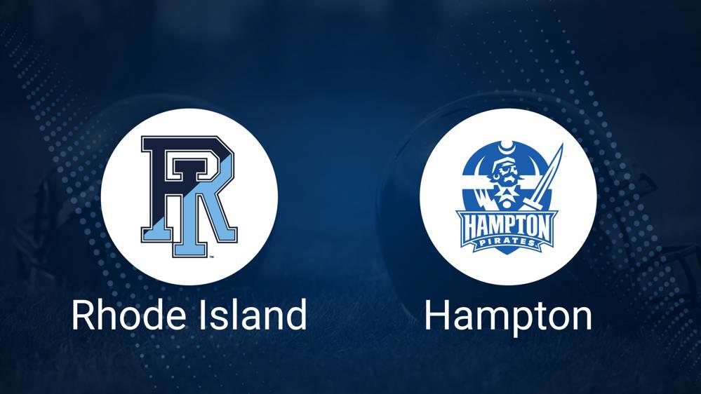 Best Bets, Predictions & Odds for the Hampton vs. Rhode Island Game – Saturday, Oct. 5