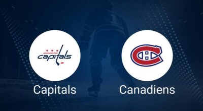 Capitals vs. Canadiens Injury Report Today - October 31