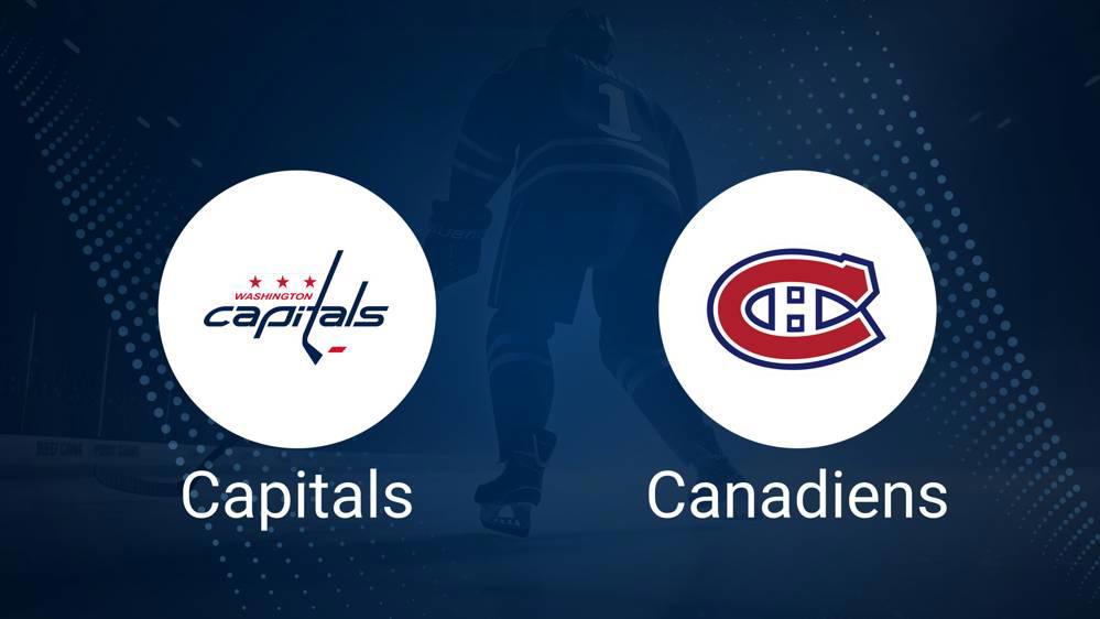 Capitals vs. Canadiens Injury Report Today - October 31