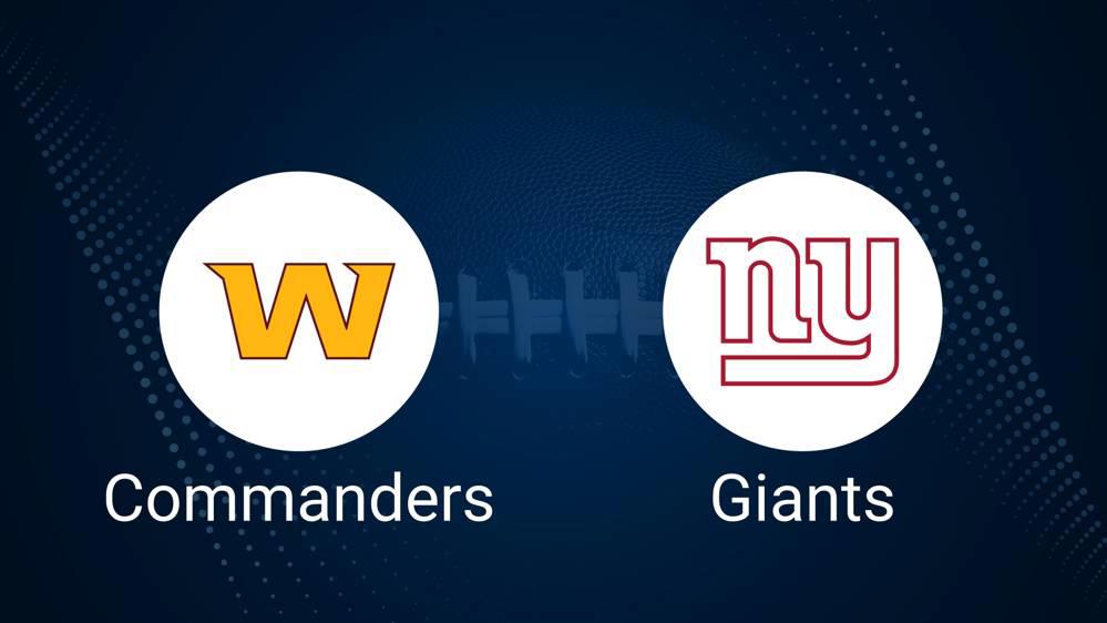 Commanders vs. Giants: Odds, Moneyline, and Spread - Week 9