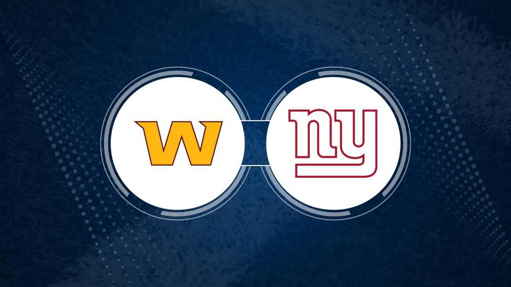 Commanders vs. Giants Same Game Parlay Picks – NFL Week 9