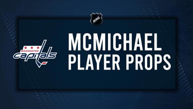 Connor McMichael Player Prop Bets for the Capitals vs. Devils Game - October 12