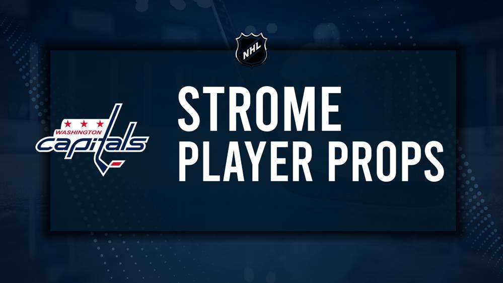 Dylan Strome Player Prop Bets for the Capitals vs. Devils Game - October 12