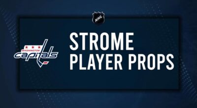 Dylan Strome Player Prop Bets for the Capitals vs. Flyers Game - October 22