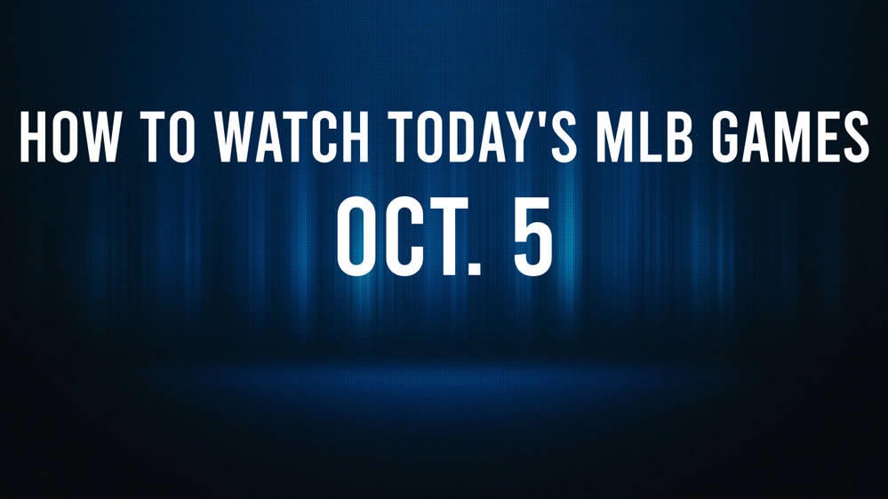 How to Watch the MLB Baseball Playoffs on Saturday, Oct. 5 TV Channel