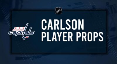 John Carlson Player Prop Bets for the Capitals vs. Flyers Game - October 22