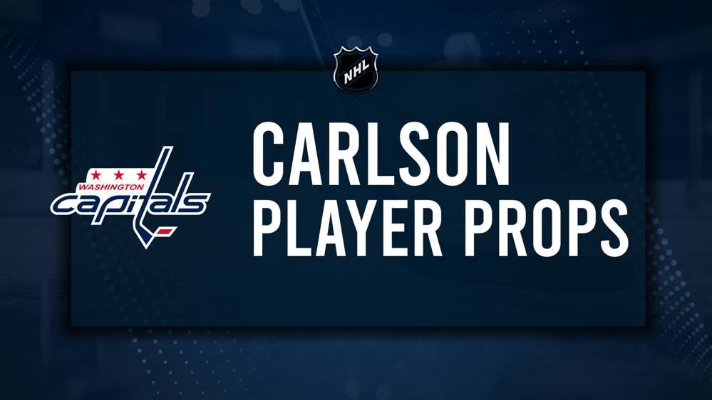 John Carlson Player Prop Bets for the Capitals vs. Lightning Game - October 26