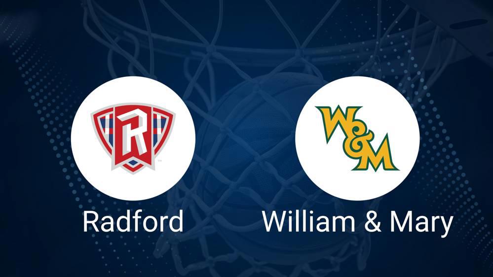 Radford vs. William & Mary Basketball Tickets - Friday, November 8