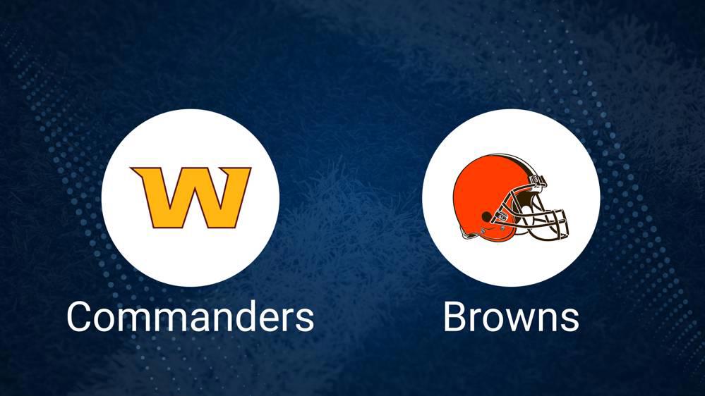 Where to Watch Commanders vs. Browns on TV or Streaming Live - Oct. 6