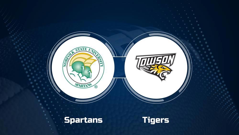 Where to Watch Norfolk State vs. Towson on TV or Streaming Live - Oct. 12