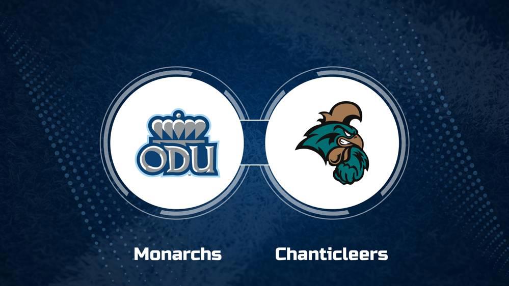 Where to Watch Old Dominion vs. Coastal Carolina on TV or Streaming Live - Oct. 5