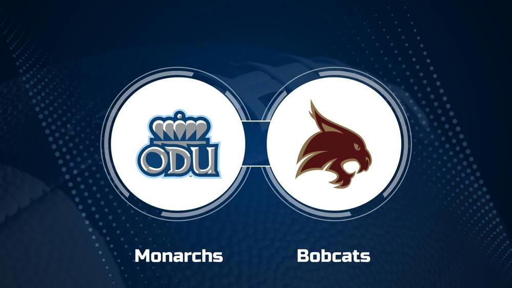 Where to Watch Old Dominion vs. Texas State on TV or Streaming Live - Oct. 19