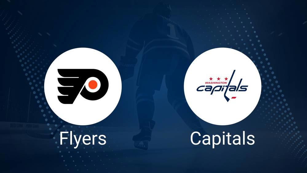 Where to Watch Philadelphia Flyers vs. Washington Capitals on TV or Streaming Live - October 22