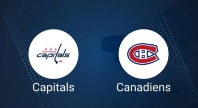 Where to Watch Washington Capitals vs. Montreal Canadiens on TV or Streaming Live - October 31