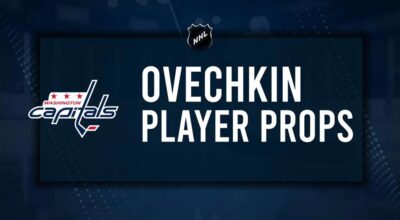 Alexander Ovechkin Player Prop Bets for the Capitals vs. Penguins Game - November 8