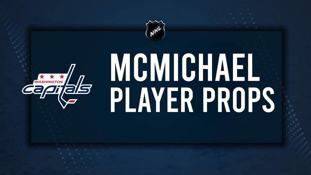 Connor McMichael Player Prop Bets for the Capitals vs. Hurricanes Game - November 3