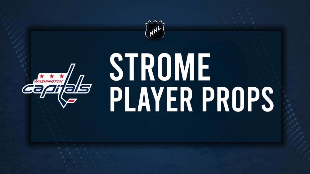 Dylan Strome Player Prop Bets for the Capitals vs. Hurricanes Game - November 3