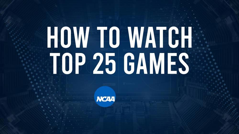 How to Watch Top 25 College Basketball Games - Wednesday, November 27