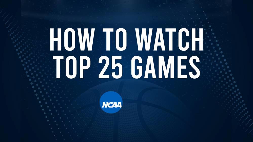 How to Watch Top 25 Women's College Basketball Games - Friday, November 15