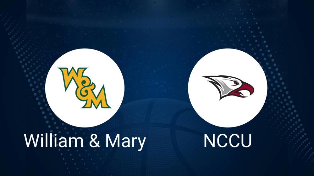 How to Watch William & Mary vs. North Carolina Central on TV or Live Stream - November 16