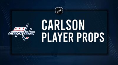 John Carlson Player Prop Bets for the Capitals vs. Hockey Club Game - November 18