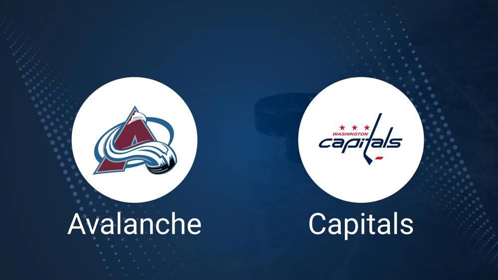 Where to Watch Colorado Avalanche vs. Washington Capitals on TV or Streaming Live - November 15