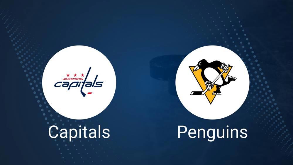 Where to Watch Washington Capitals vs. Pittsburgh Penguins on TV or Streaming Live - November 8