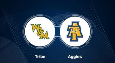 Where to Watch William & Mary vs. North Carolina A&T on TV or Streaming Live - Nov. 2