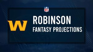 Brian Robinson Jr. Fantasy Projections: Week 18 vs. the Cowboys