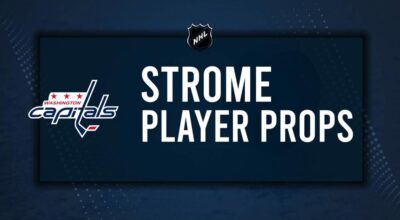 Dylan Strome Player Prop Bets for the Capitals vs. Hurricanes Game - December 20