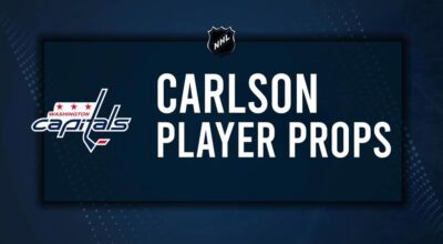 John Carlson Player Prop Bets for the Capitals vs. Blue Jackets Game - December 12