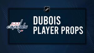 Pierre-Luc Dubois Player Prop Bets for the Capitals vs. Red Wings Game - December 29