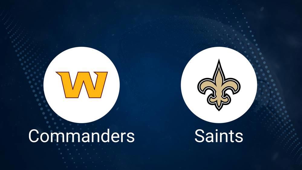 Where to Watch Commanders vs. Saints on TV or Streaming Live - Dec. 15