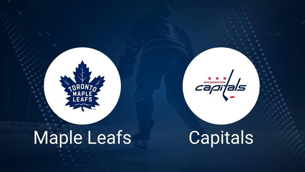 Where to Watch Toronto Maple Leafs vs. Washington Capitals on TV or Streaming Live - December 28