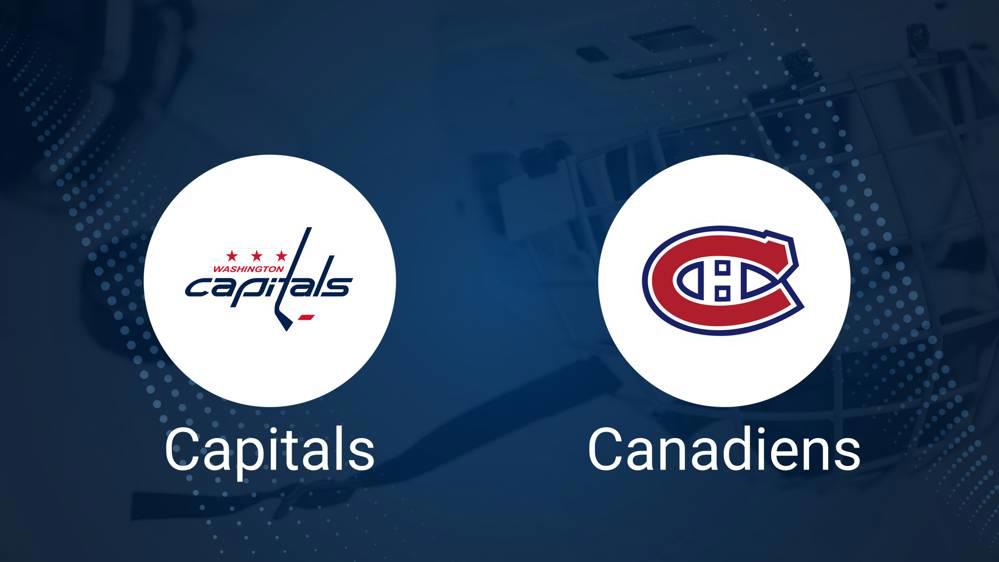 Where to Watch Washington Capitals vs. Montreal Canadiens on TV or Streaming Live - December 7