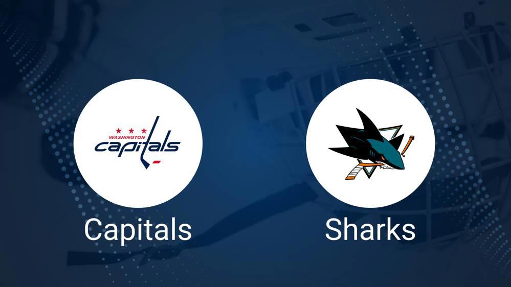 Where to Watch Washington Capitals vs. San Jose Sharks on TV or Streaming Live - December 3