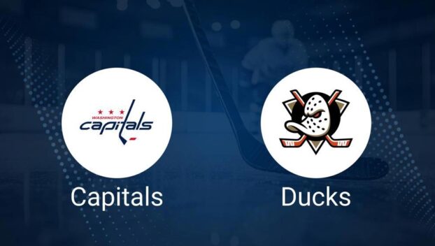 Capitals vs. Ducks Injury Report Today - January 14