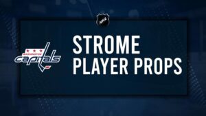 Dylan Strome Player Prop Bets for the Capitals vs. Bruins Game - December 31