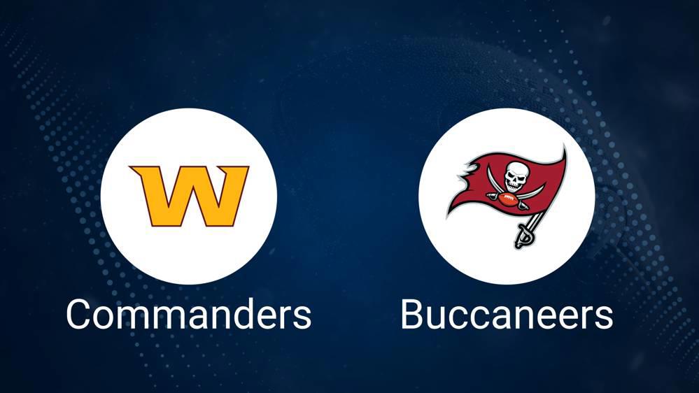 Where to Watch Commanders vs. Buccaneers Wild Card Round on TV or