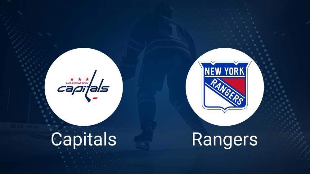 Where to Watch Washington Capitals vs. New York Rangers on TV or Streaming Live - January 4