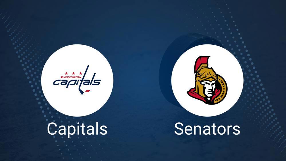 Where to Watch Washington Capitals vs. Ottawa Senators on TV or Streaming Live - January 16